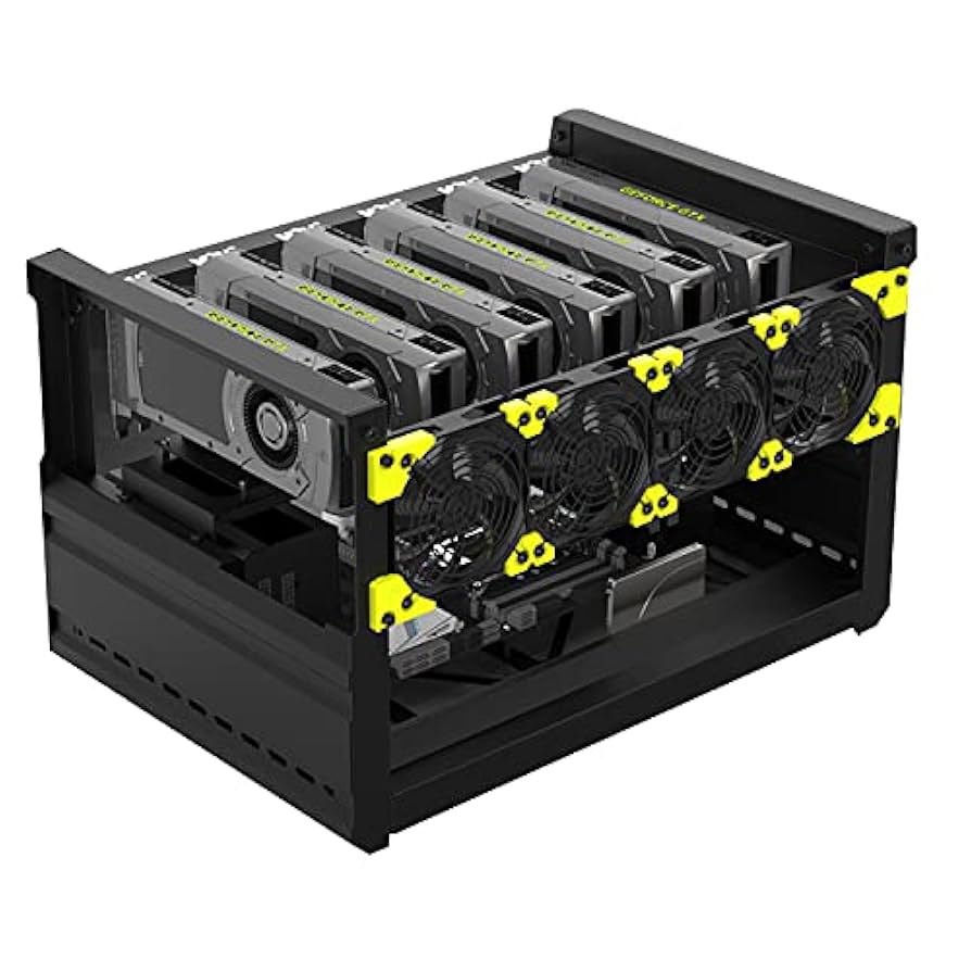 Amazon.co.jp: Bitcoin Mining 6 GPU Miner Frame マイニング